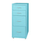 Levede 4 Drawer Office Drawers Cabinet Blue