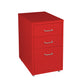 Levede 3 Drawer Office Drawers Cabinet Red