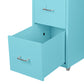 Levede 4 Drawer Office Drawers Cabinet Blue