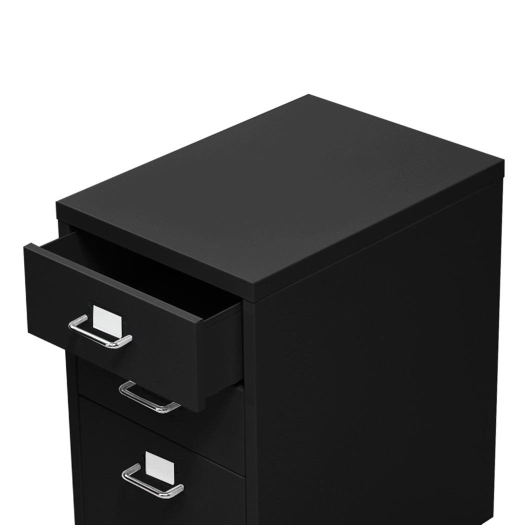 Levede 6 Drawer Office Cabinet Drawers Black