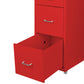 Levede 4 Drawer Office Drawers Cabinet Red