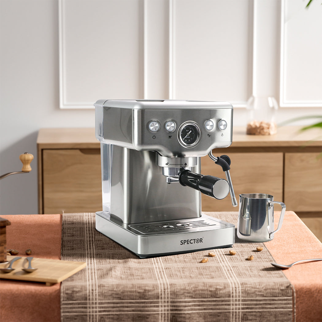 Spector 20 Bar Coffee Machine Espresso Maker with Milk Frothier