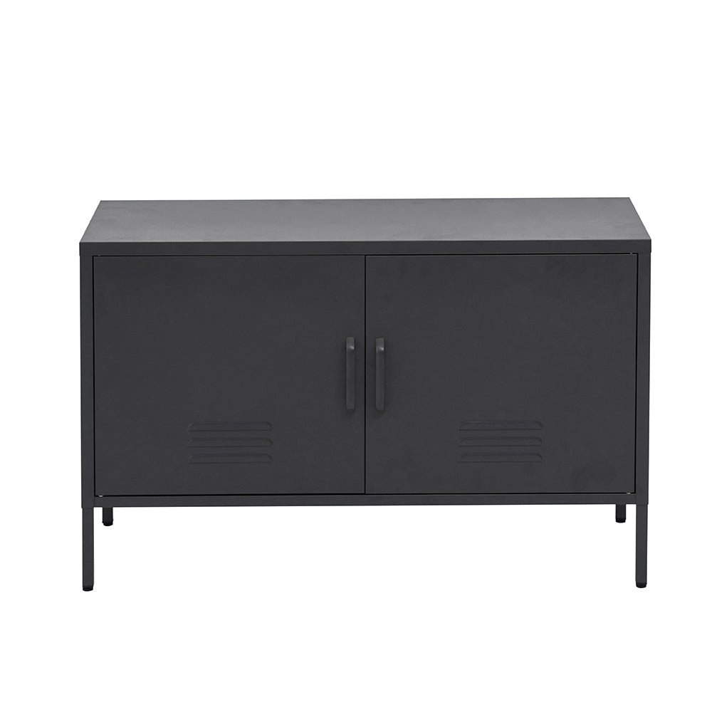 Magnus Buffet Sideboard Metal Cabinet - Charcoal