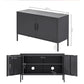 Magnus Buffet Sideboard Metal Cabinet - Charcoal