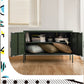 Magnus Metal Buffet Sideboard Cabinet - Green