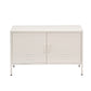 Magnus Buffet Sideboard Metal Cabinet - White