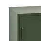 Quesnel Bedside Table Metal Cabinet - Green