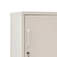 Quesnel Bedside Table Metal Cabinet - White