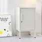 Quesnel Bedside Table Metal Cabinet - White