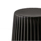 Set of 2 Bar Stools Cupcake Plastic Foot Stool - Black