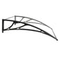 Window Door Awning Outdoor Solid Polycarbonate Canopy Patio 1mx3m DIY