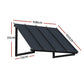 Window Door Awning Canopy 1mx1.2m Metal Frame - Black