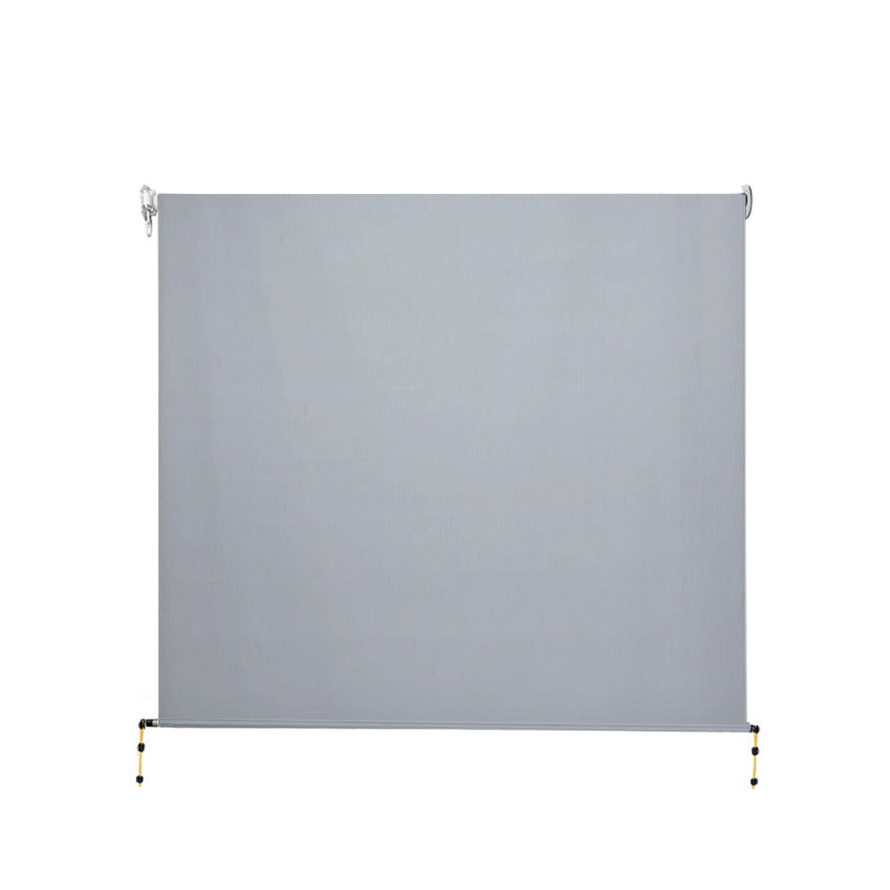 Outdoor Blind Window Privacy Screen Roll Down Awning Canopy 3.0x2.5M