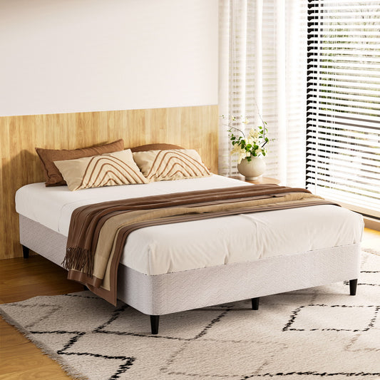 Heidi Ensemble Bed Base Metal - Grey Double