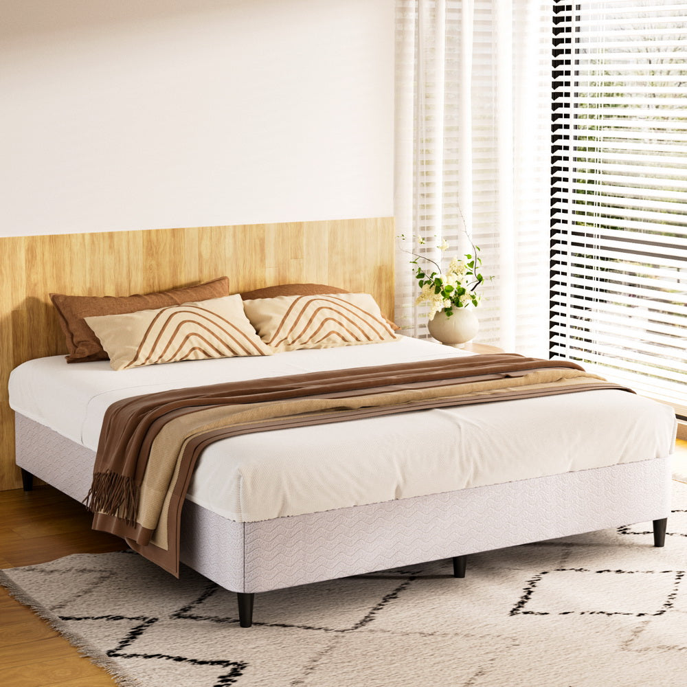 Heidi Ensemble Bed Base Metal - Grey King