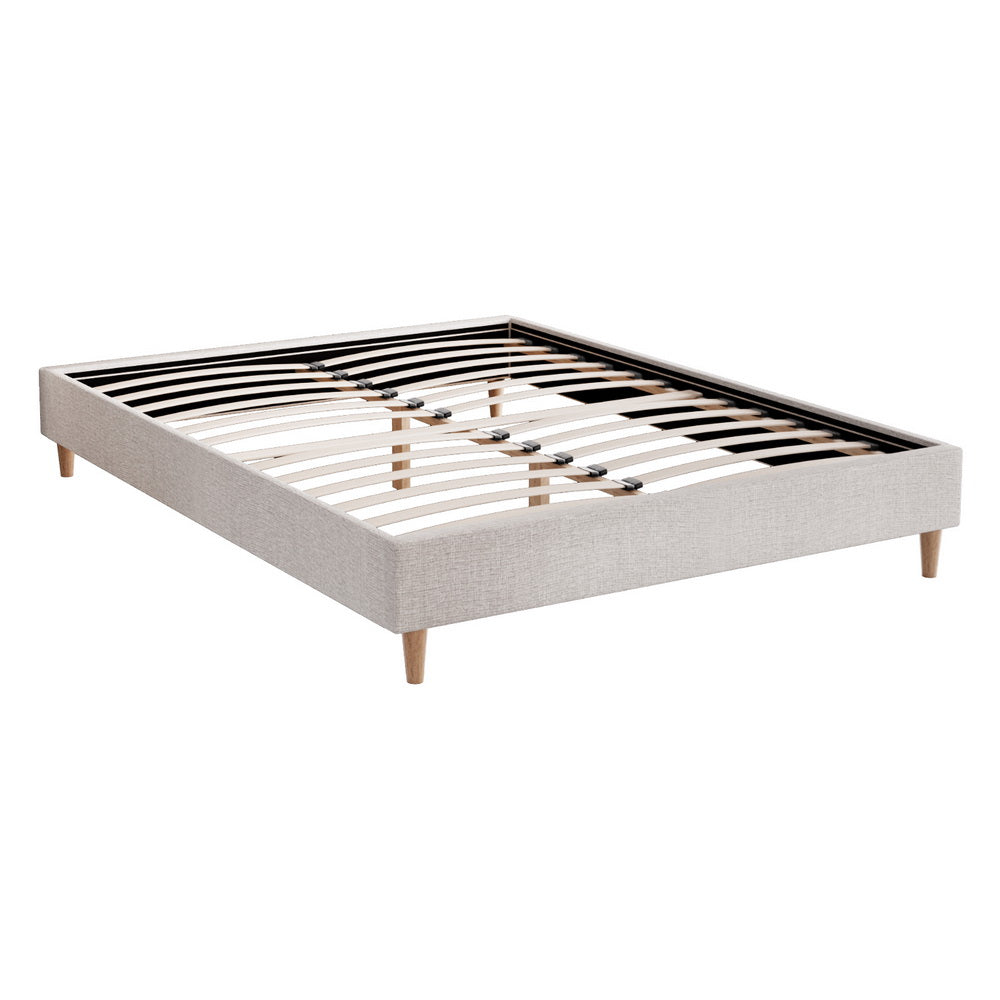 Alivia Ensemble Bed Base - Beige Double