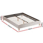 Seraphic Ensemble Bed Base & Mattress Package with 34cm Mattress - Beige Double