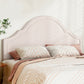 Bed Head Headboard Velvet - Beige King