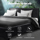 Trenton Bed Frame PU Leather - Black Double