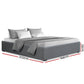 Mercury Bed & Mattress Package with 22cm Mattress - Grey Double