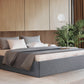 Mercury Bed & Mattress Package with 22cm Mattress - Grey Double