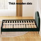 Sadie Bed Frame Velvet - Dark Green Queen