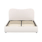 Naida Bed Frame Boucle - Beige Double