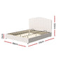 Fiona Bed Frame Boucle - Beige King