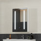 Bathroom Mirror Cabinet LED 500x720mm Medicine Wall Storage