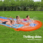 Factory Buys Water Slip And Slide Kids Inflatable Splash Toy Outdoor Triple 4.88M