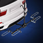 2 Bicycle Bike Carrier Rack Car 2" Hitch Mount Platform Foldable Black