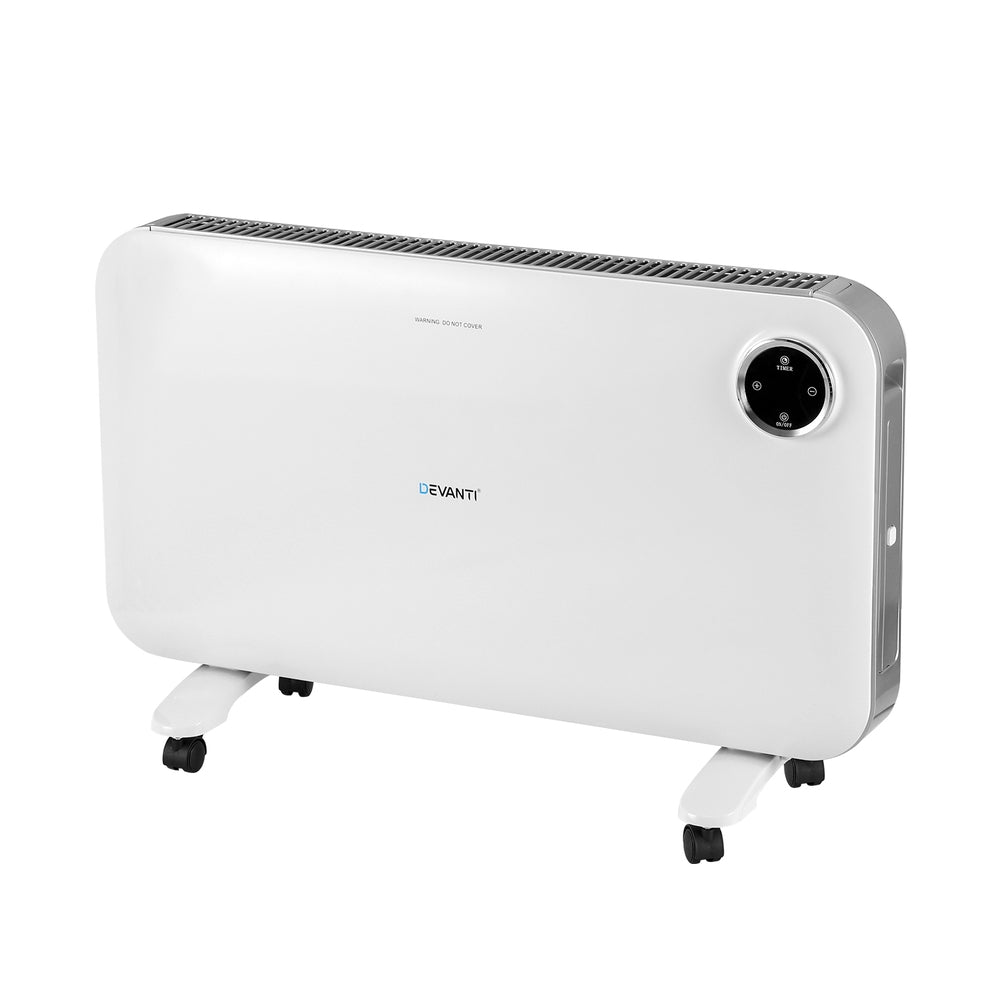 Electric Convection Heater Panel White 2000W - White