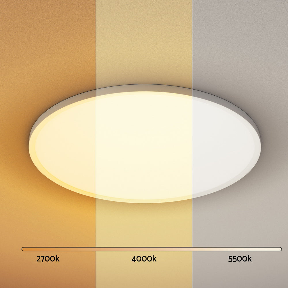 46W Ceiling Light LED Round Ultra-THIN 5cm Oyster Lamp Modern - Cool/Warm