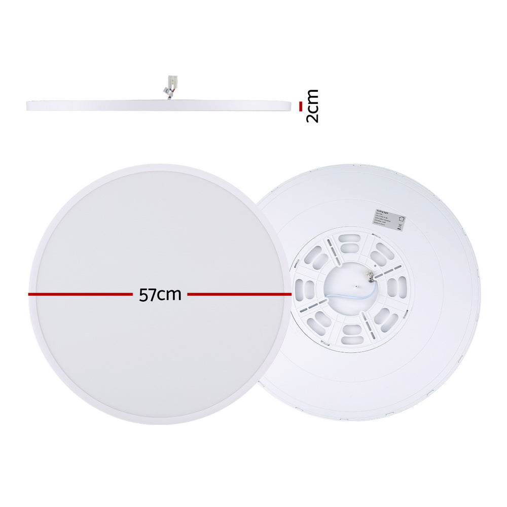 54W Ceiling Light LED Round Ultra-THIN 5cm Oyster Lamp Modern - Cool/Warm