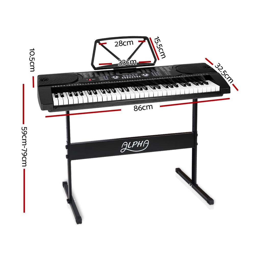 Buy 61 Keys LED Electronic Piano Keyboard Online in Australia