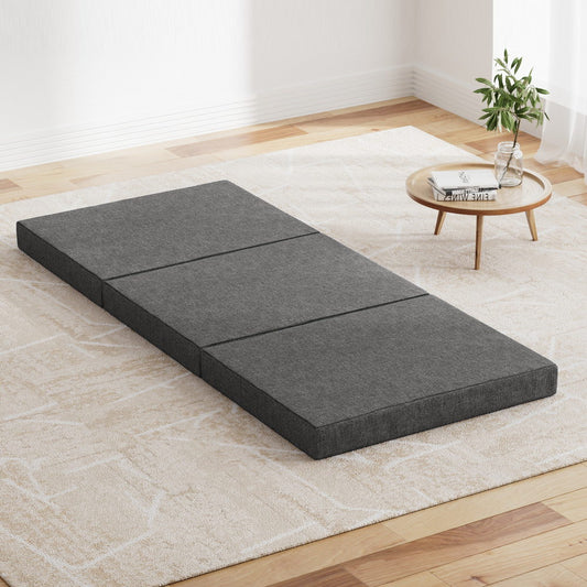 Natalie 10cm Folding Foam Portable Mattress - Single