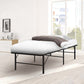 Garnet Bed & Mattress Package with 34cm Mattress - Black Single