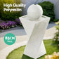 85cm Solar Fountain Water Feature Bird Bath Outdoor Garden LED Lights Ball