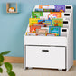 Kids Bookshelf Storage Organiser Bookcase Drawers Children Display Shelf