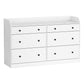 6 Chest of Drawers Contemporary-inspired - White