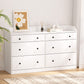 Artiss 6 Chest of Drawers - White