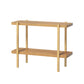 92cm 2-Tier Console Table - Pine