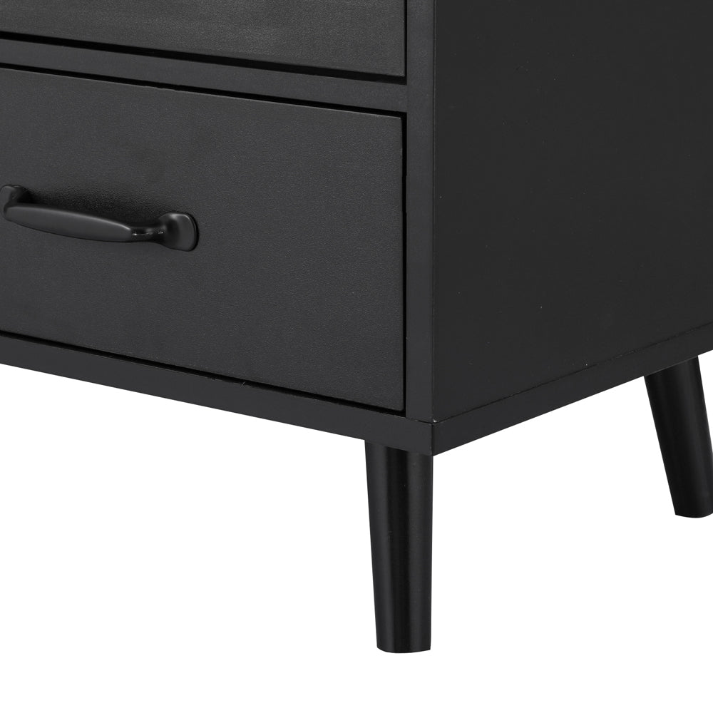 Anthony Buffet Sideboard Buffet Sideboard Double Doors - Black