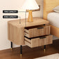 Vancouver Wooden Bedside Tables with 2 Drawers - Pine