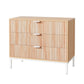 Artiss 3 Chest of Drawers - Pine