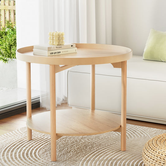 Ieremias Coffee Table 70cm Round - Pine