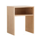 Ingrid Coffee Table Side Table Storage Shelf Fluted - Pine