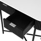 100cm Console Table 2 Drawers - Black