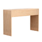 120cm Console Table Hallway Fluted - Pine