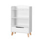 Kids Bookshelf 3-Tier Storage Children Bookcase Toys Organiser Drawer - White